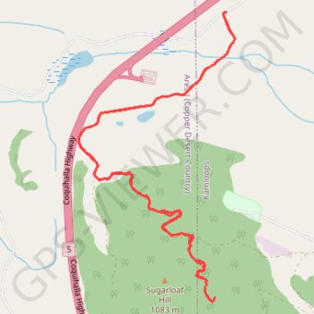 Trace GPS Sugarloaf Moutain, itinéraire, parcours