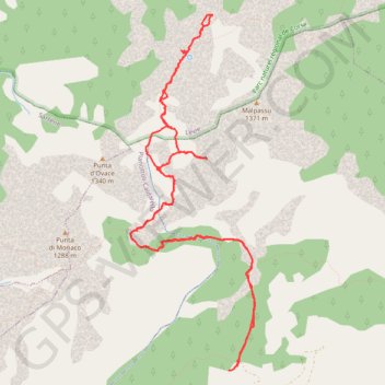 Trace GPS Journée en Cagna - Naseo, itinéraire, parcours