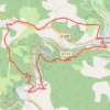 Trace GPS Autour de Saint antonin, itinéraire, parcours
