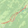 Trace GPS Mont Tendre depuis Le Pré de Bière, itinéraire, parcours
