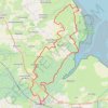 Trace GPS Boucle entre Carentan et Utah-Beach, itinéraire, parcours