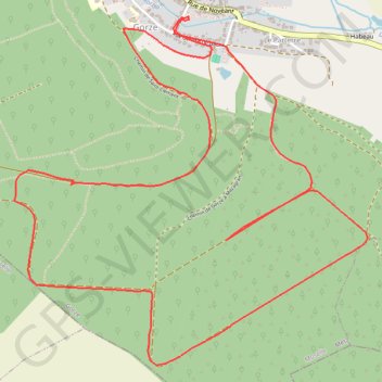 Trace GPS Gorze (57), itinéraire, parcours