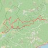 Trace GPS Randonnée au pic d'Aurelle dans le massif de l'Esterel, itinéraire, parcours