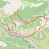 Trace GPS Verdon-La Palud-Sentier Bastidon, itinéraire, parcours