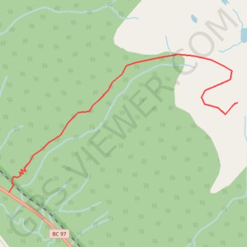 Trace GPS Mount Murray - Pine Pass, itinéraire, parcours