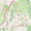 Trace GPS Albens-Chainaz-Cusy-Mognard, itinéraire, parcours
