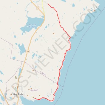 Trace GPS East Coast Trail - Spout Path, itinéraire, parcours