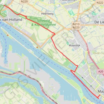 Trace GPS EuroVelo 15 - Rheinradweg, itinéraire, parcours
