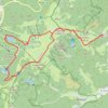 Trace GPS Lacs Vosgiens, Lac de Blanchemer, itinéraire, parcours
