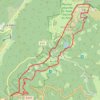 Trace GPS Lacs Vosgiens, Lac des Truites, itinéraire, parcours