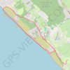 Trace GPS Plage de Saint Jean de Monts, itinéraire, parcours