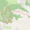 Trace GPS Bagnols - Gorges du Blavet - Col de la Pierre du Coucou, itinéraire, parcours