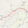 Trace GPS Pincher Creek - Lethbridge, itinéraire, parcours
