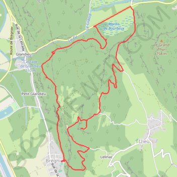 Trace GPS Croix de Saint-Clair par le Pas de la Roche, itinéraire, parcours