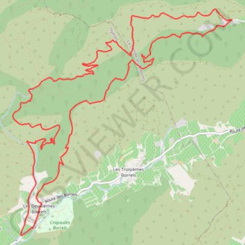 Trace GPS Les Borrels, itinéraire, parcours