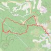 Trace GPS Descente de Valbelle - Belgentier, itinéraire, parcours