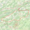 Trace GPS Vallée du Cusancin - Saône, itinéraire, parcours