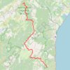 Trace GPS GR20 De Vizzavona à Conca (Corse du Sud), itinéraire, parcours