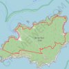 Trace GPS Tour de Port Cros, itinéraire, parcours