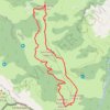 Trace GPS SARIMENDI-ESKANTOLHA depuis le cayolar d'Abarrakia, itinéraire, parcours