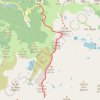 Trace GPS Pic Rouge de Bassiès depuis Coumebière, itinéraire, parcours
