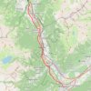 Trace GPS Saint-Maurice à Martigny, itinéraire, parcours