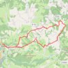 Trace GPS L'éperon de la vallée de la Creuse - Glénic, itinéraire, parcours
