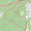 Trace GPS XXXX Papiermhule Hombourgerwald, itinéraire, parcours