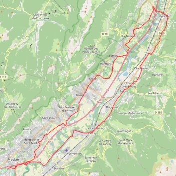 Trace GPS 2024-03-10_Gresivaudan-18211405, itinéraire, parcours