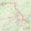 Trace GPS Savigné-l'Évêque Mont-Saint-Jean, itinéraire, parcours