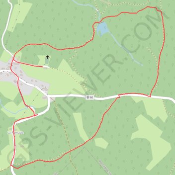 Trace GPS Le Jardin Bourg - Pays d'Égletons, itinéraire, parcours
