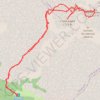 Trace GPS Collaradeta - El Fraile - Peña Nevera, itinéraire, parcours
