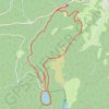 Trace GPS Pentes rocheuses au Pied du Grand Ballon, Alsace, itinéraire, parcours