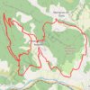 Trace GPS Ponet, Combe Mare et Tête Dure, itinéraire, parcours