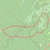 Trace GPS Randonnée nature à Mochamps (Saint-Hubert), itinéraire, parcours