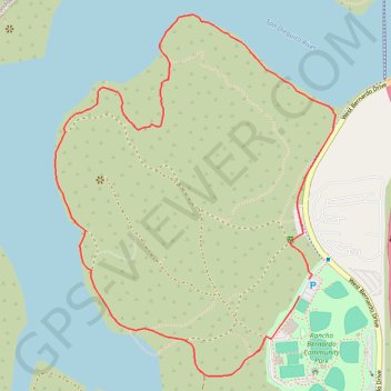 Trace GPS San Dieguito River Park, itinéraire, parcours