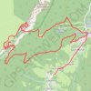 Trace GPS Pas de l'Echarasson depuis Marcieu (Chartreuse), itinéraire, parcours