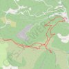 Trace GPS Saint Laurent le Minier - Grotte et Pic d'Anjeau - Rocher de la Tude, itinéraire, parcours
