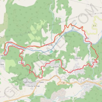 Trace GPS La Suarellaise - Course pédestre à Eccica Suarella, itinéraire, parcours