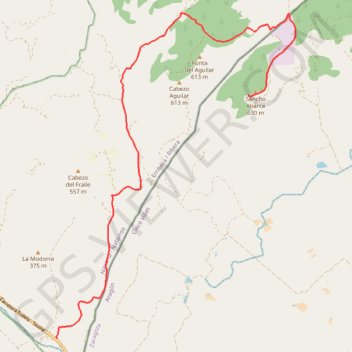 Trace GPS BTT Bardenas 8 - Valdenovillas - Sancho Abarca, itinéraire, parcours