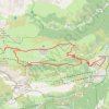 Trace GPS Col de Portet de Vielle-Aure - descente par granges de lias, itinéraire, parcours