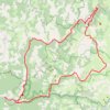 Trace GPS Causse Méjean - Gorges du Tarn, itinéraire, parcours