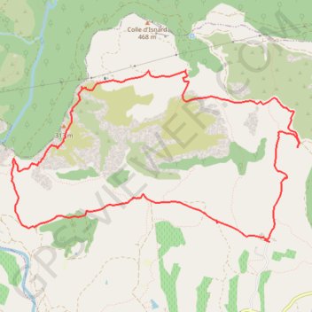 Trace GPS Le Muy, Château du Rouet, itinéraire, parcours