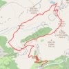 Trace GPS Traversée de la Pointe de Bénevent, Lac de Darbon, itinéraire, parcours