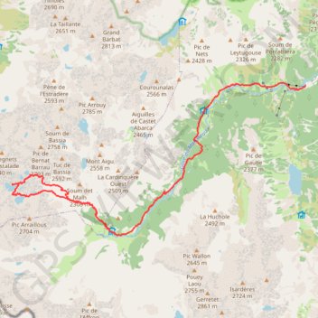 Trace GPS lacs-de-cambales-et-d-opale-07-07-20, itinéraire, parcours