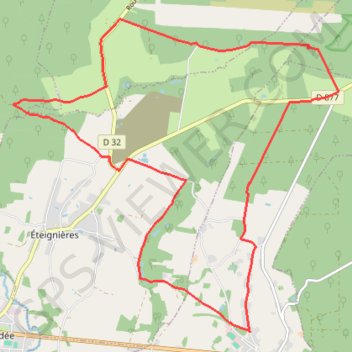 Trace GPS Les Rièzes de Maubert, itinéraire, parcours