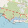 Trace GPS Corse du sud, Bonifacio et ses calanques, itinéraire, parcours