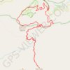 Trace GPS Twin Peaks via Mount Waterman Loop, itinéraire, parcours
