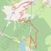 Trace GPS Pic de la Sagette depuis le lac de Fabrèges par la piste - vallée d'Ossau (64), itinéraire, parcours