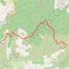 Trace GPS Corse du sud, Olmeto Burgo, itinéraire, parcours
